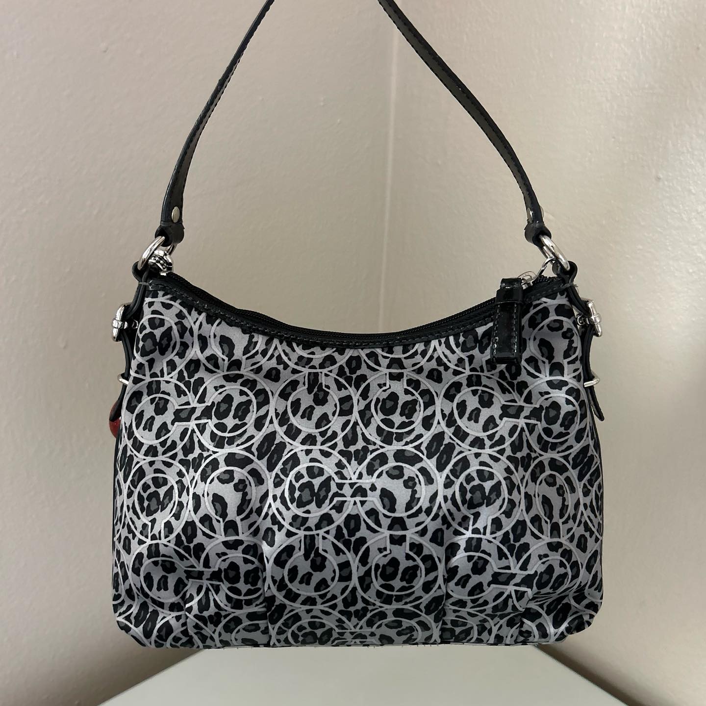 coach grey vintage bag