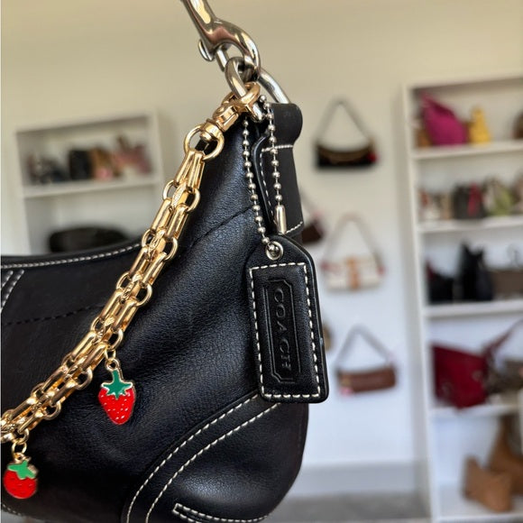 y2k coach soho hobo black shoulder bag 🍒🍒