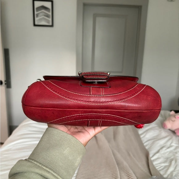 vintage coach soho cherry red 🍒