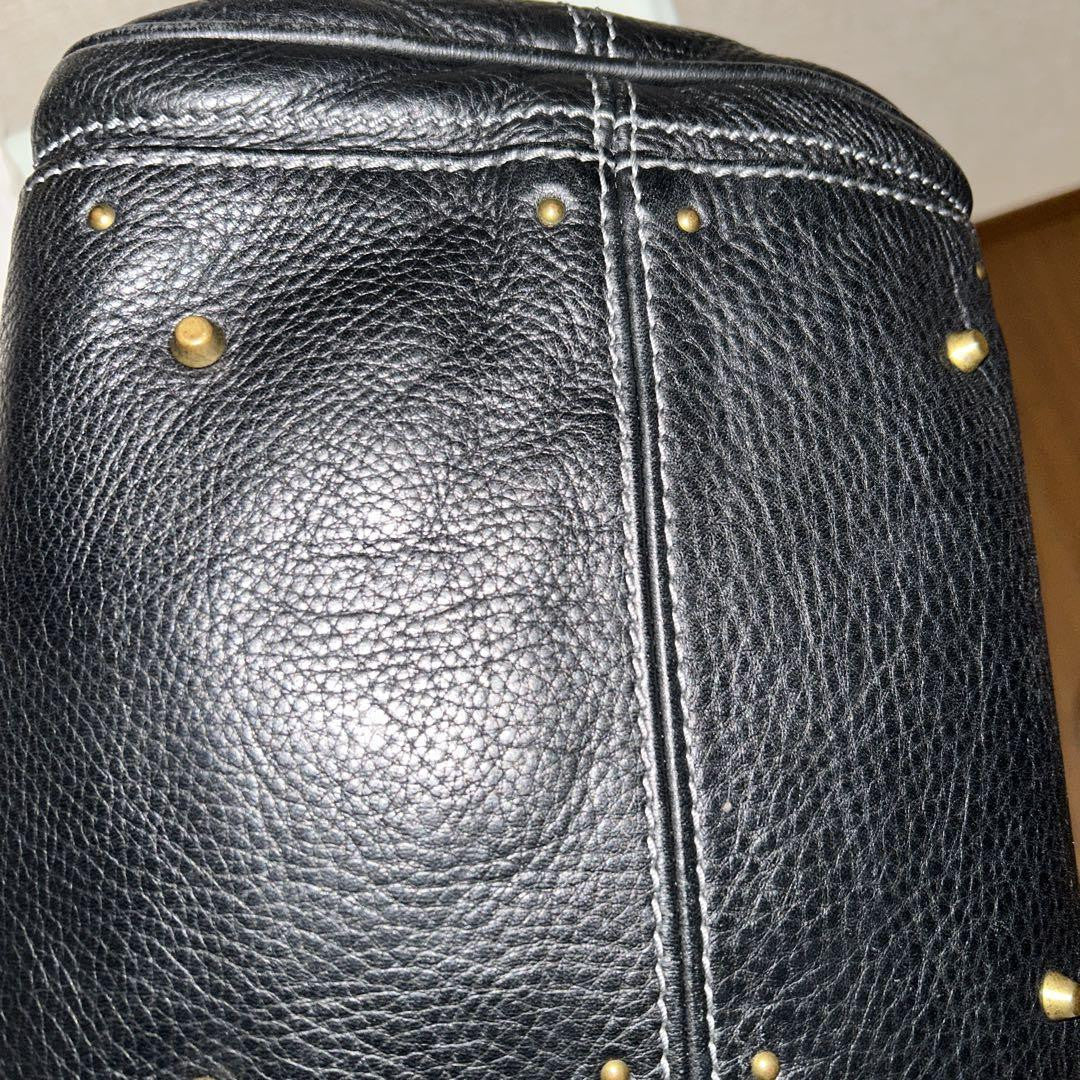 Chloe paddington handbag shoulder bag padlock key black leather