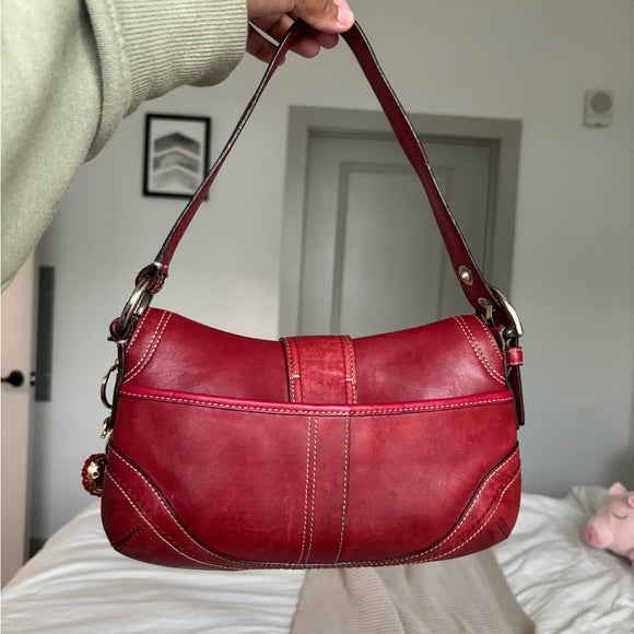 vintage coach soho cherry red 🍒