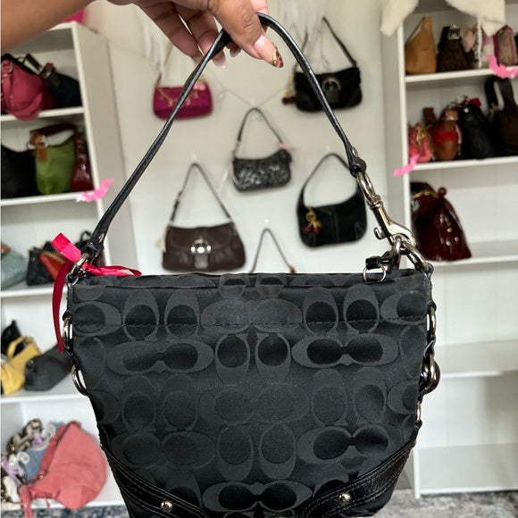 y2k coach mini carly shoulder bag 🍒