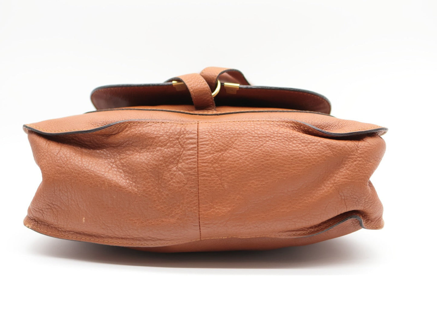 Chloe Marcie Hand Bag Brown Authentic