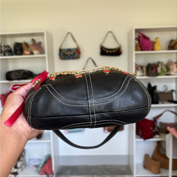 y2k coach soho hobo black shoulder bag 🍒🍒
