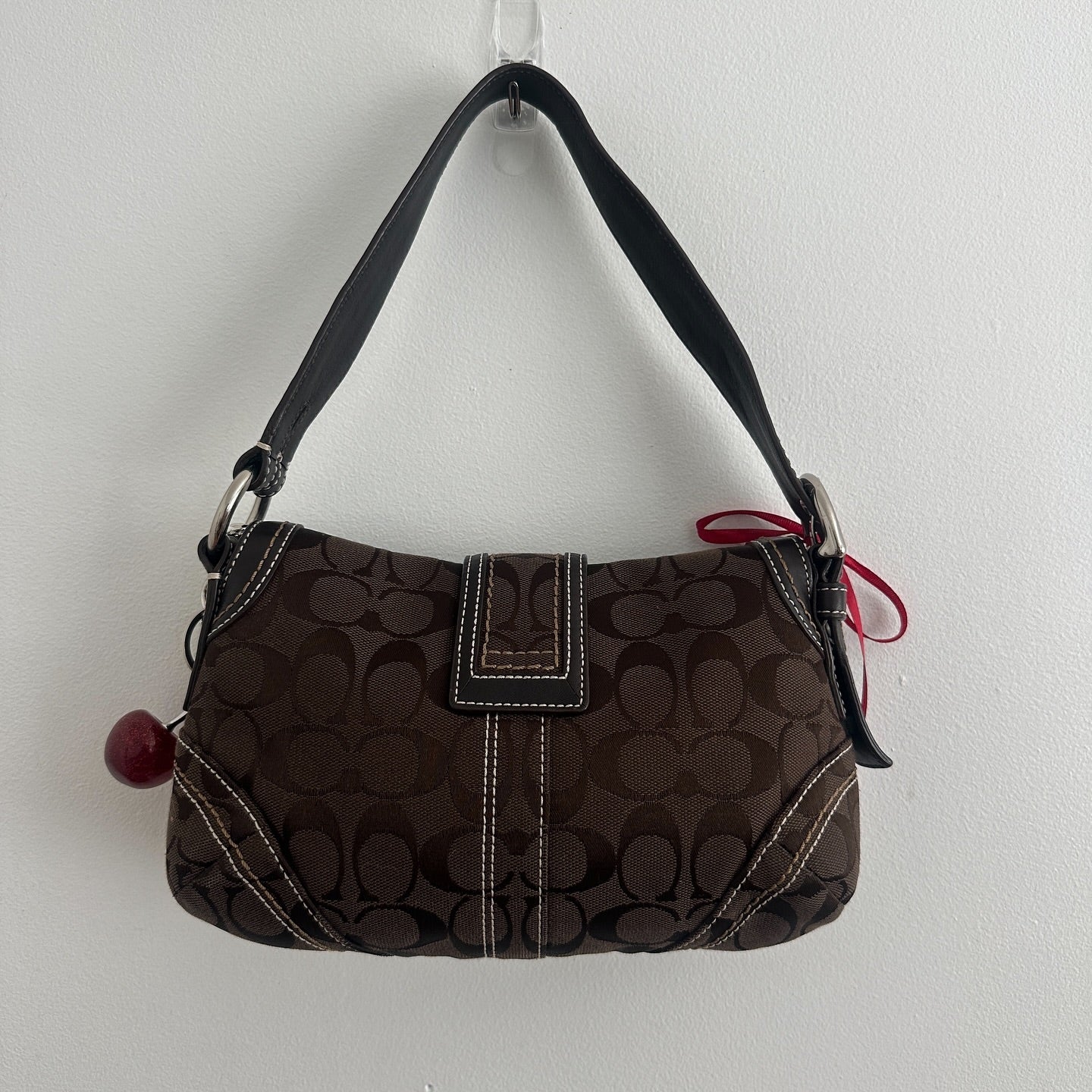 y2k coach brown monogram soho bag