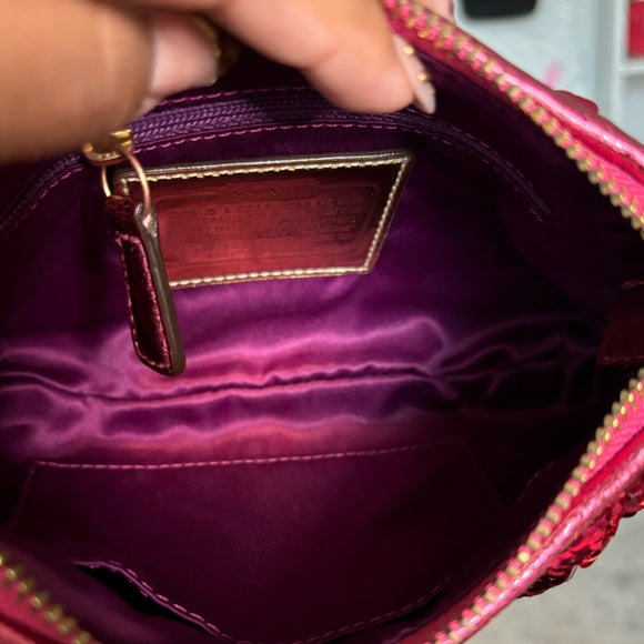 y2k coach poppy sequin lurex bag 💖