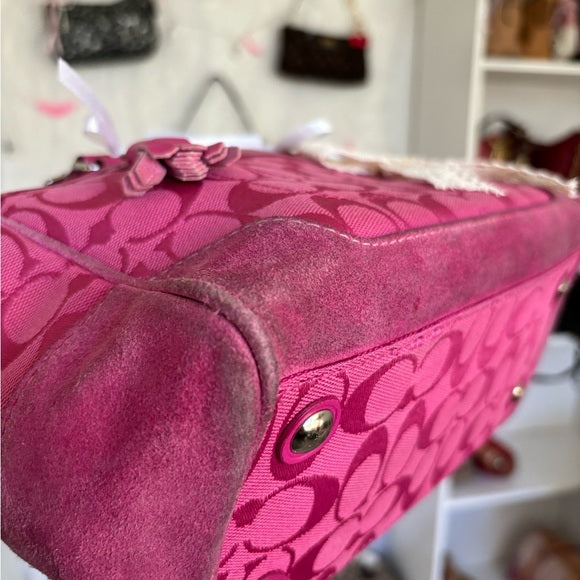 y2k coach hampton satchel pink 💖