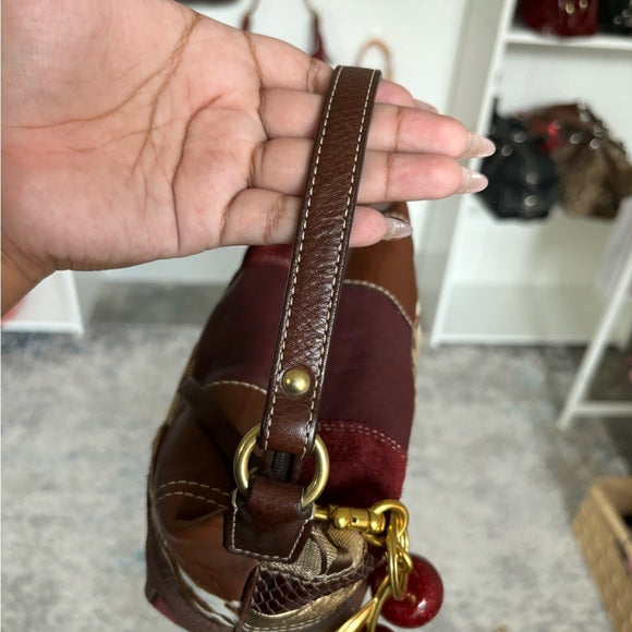 y2k coach mini patchwork bag 🍂