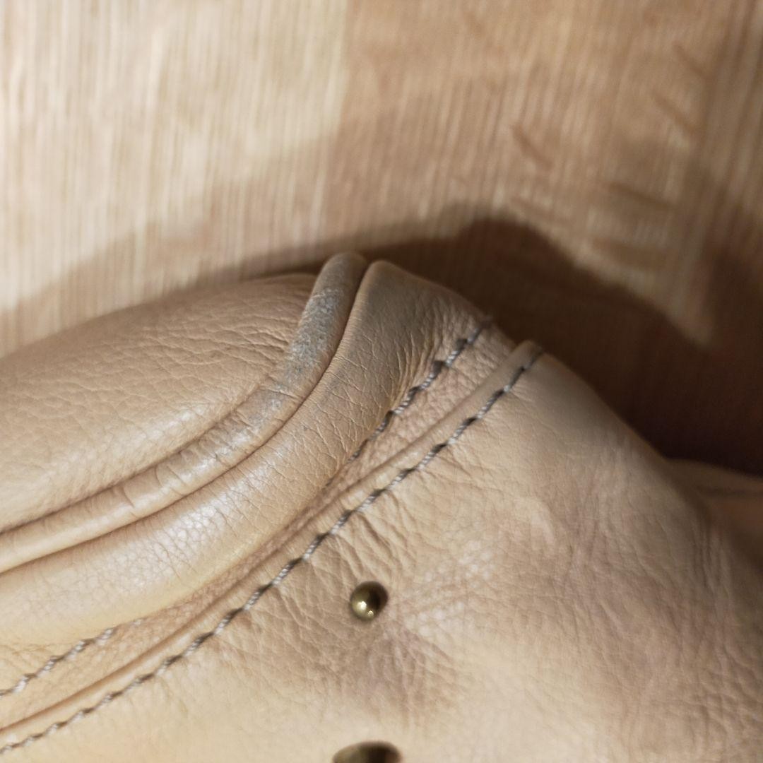 Authentic Chloe Paddington Beige Handbag Shoulder Bag Gold hardware Padlock Key