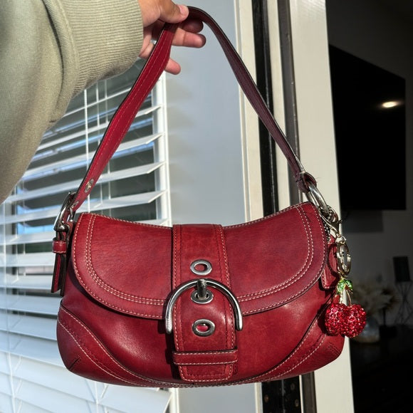 vintage coach soho cherry red 🍒