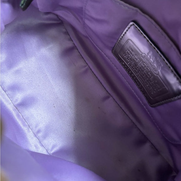 y2k coach madison optic print black and white