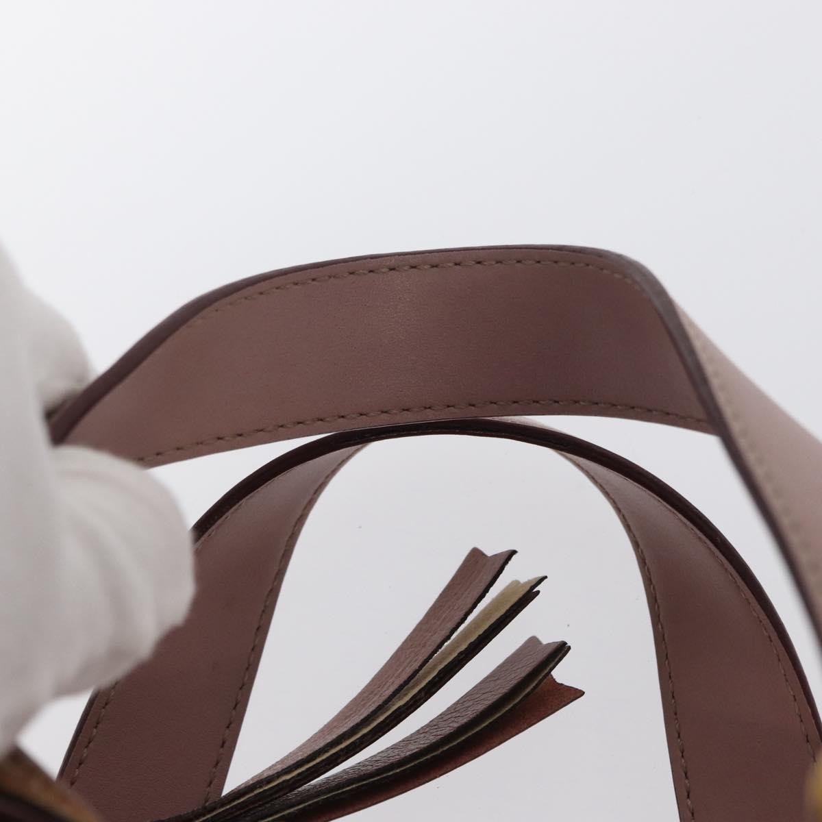 Chloe Sam Hand Bag Leather 2way Pink Gold 03 12 51 65 5811 Auth BA9509