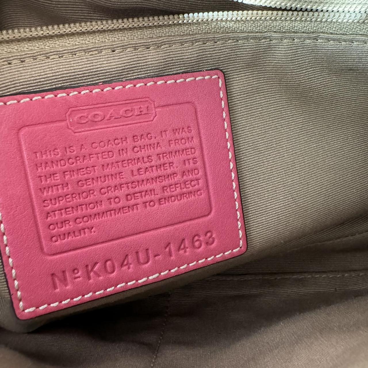 Vintage Y2K Pink Coach jacquard soho buckle bag!