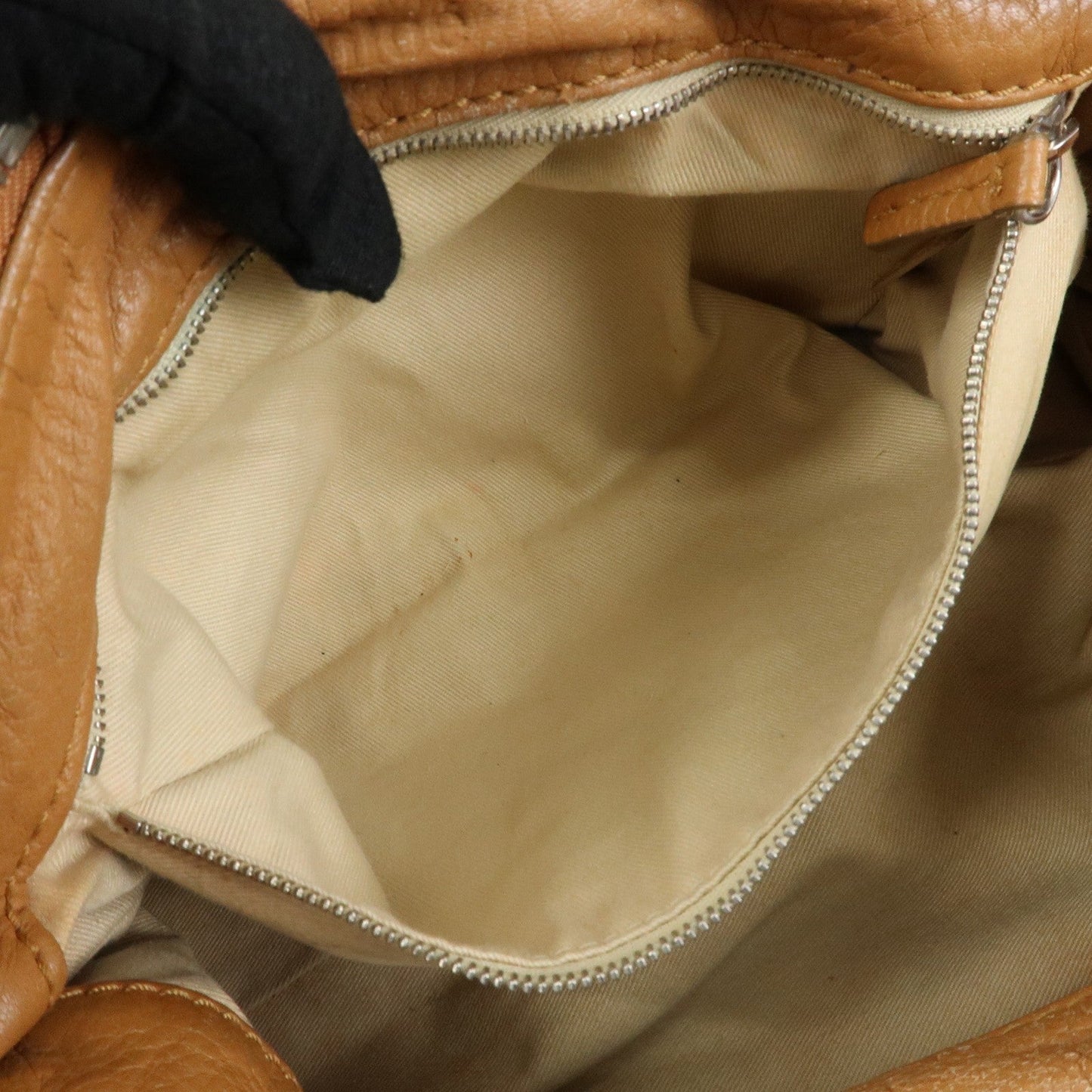 Chloe Paddington Medium Leather Hand Bag Shoulder Bag Brown Authentic Used F/S