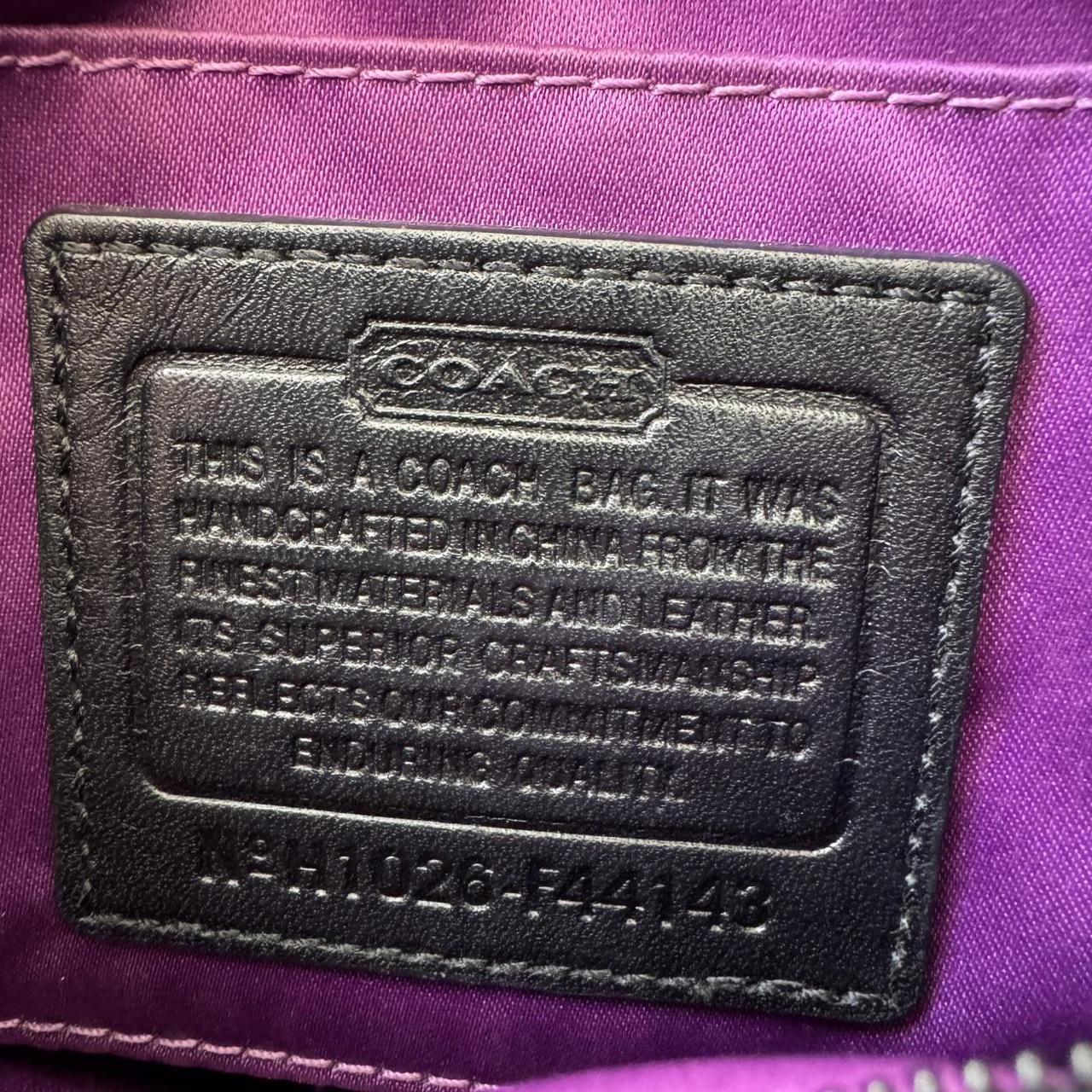 Vintage Y2K Coach Carly Signature black jacquard monogram shoulder bag!