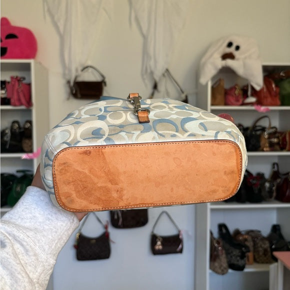 y2k coach hampton hobo clip