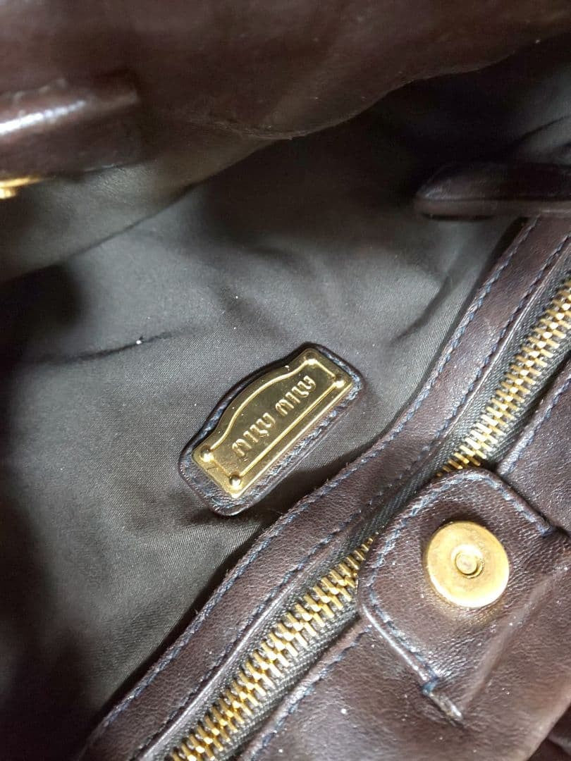 MIU MIU handbag shoulder bag with bag