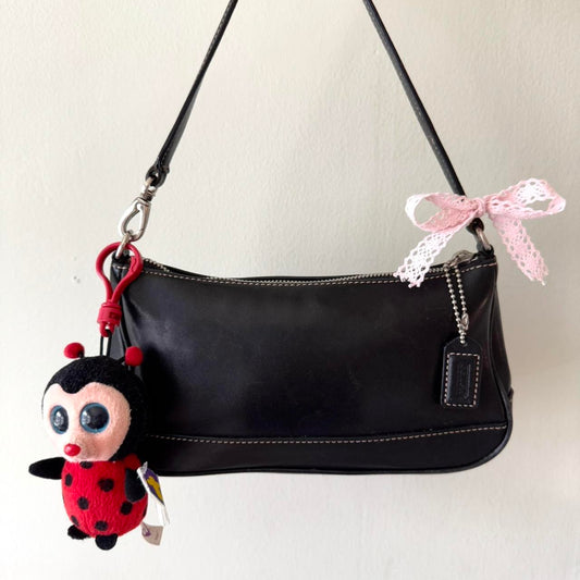 Vintage Y2K Coach Demi baguette in black leather!