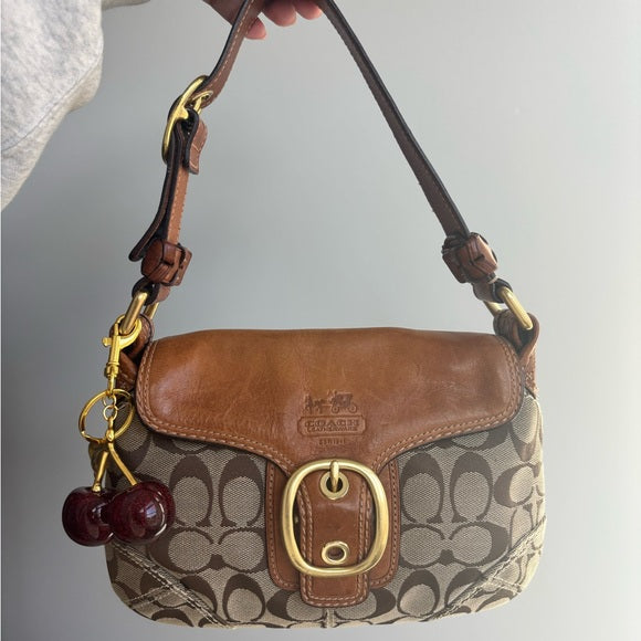 y2k coach bleeker shoulder bag