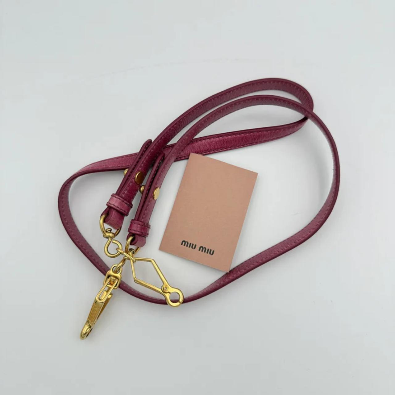 🔥 Authentic Miu Miu Mini Vitello Lux Pink Leather Handbag Pre-owned 🔥