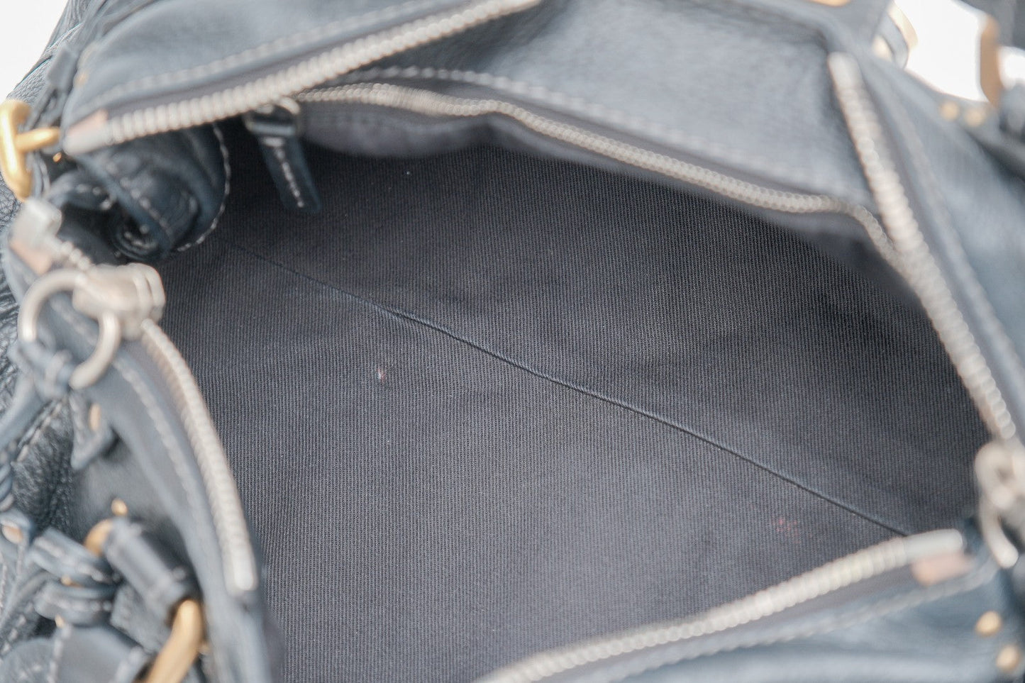 Chloe Paddington Hand Shoulder Bag Black Leather