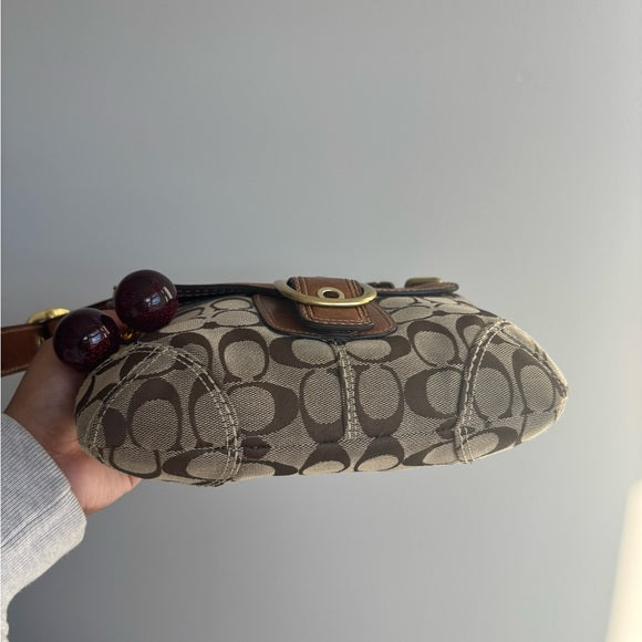 y2k coach bleeker shoulder bag