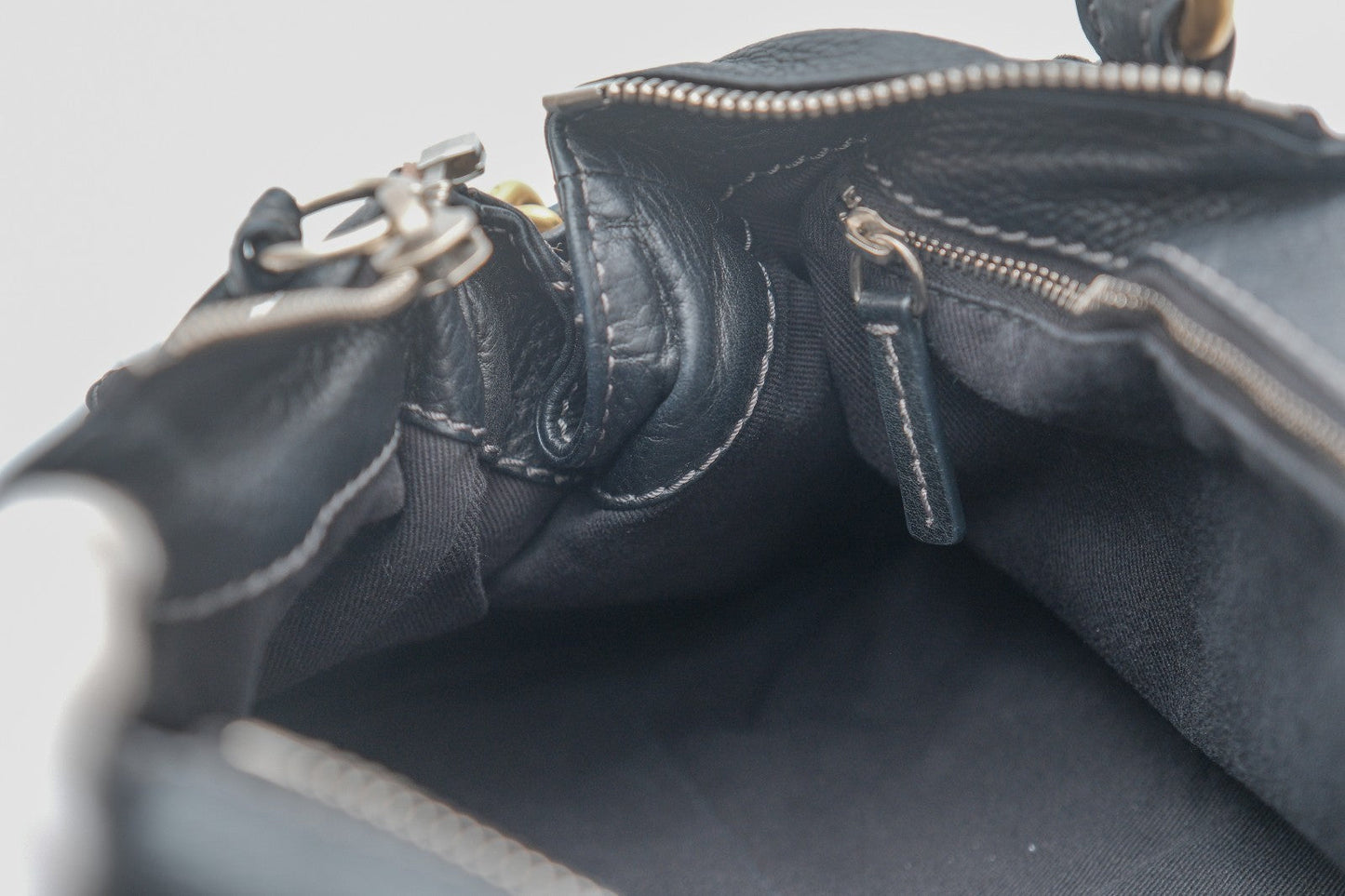 Chloe Paddington Hand Shoulder Bag Black Leather