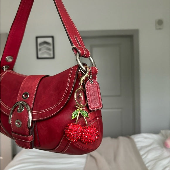 vintage coach soho cherry red 🍒