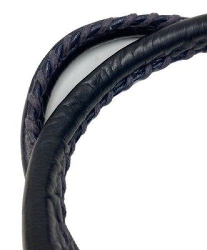 Auth Balenciaga The Work City Tote Bag Navy Blue Leather Handbag 132110 Italy