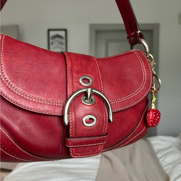 vintage coach soho cherry red 🍒