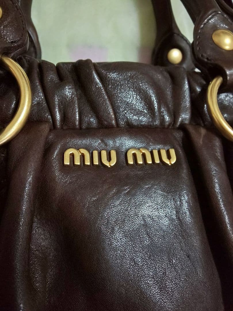 MIU MIU handbag shoulder bag with bag