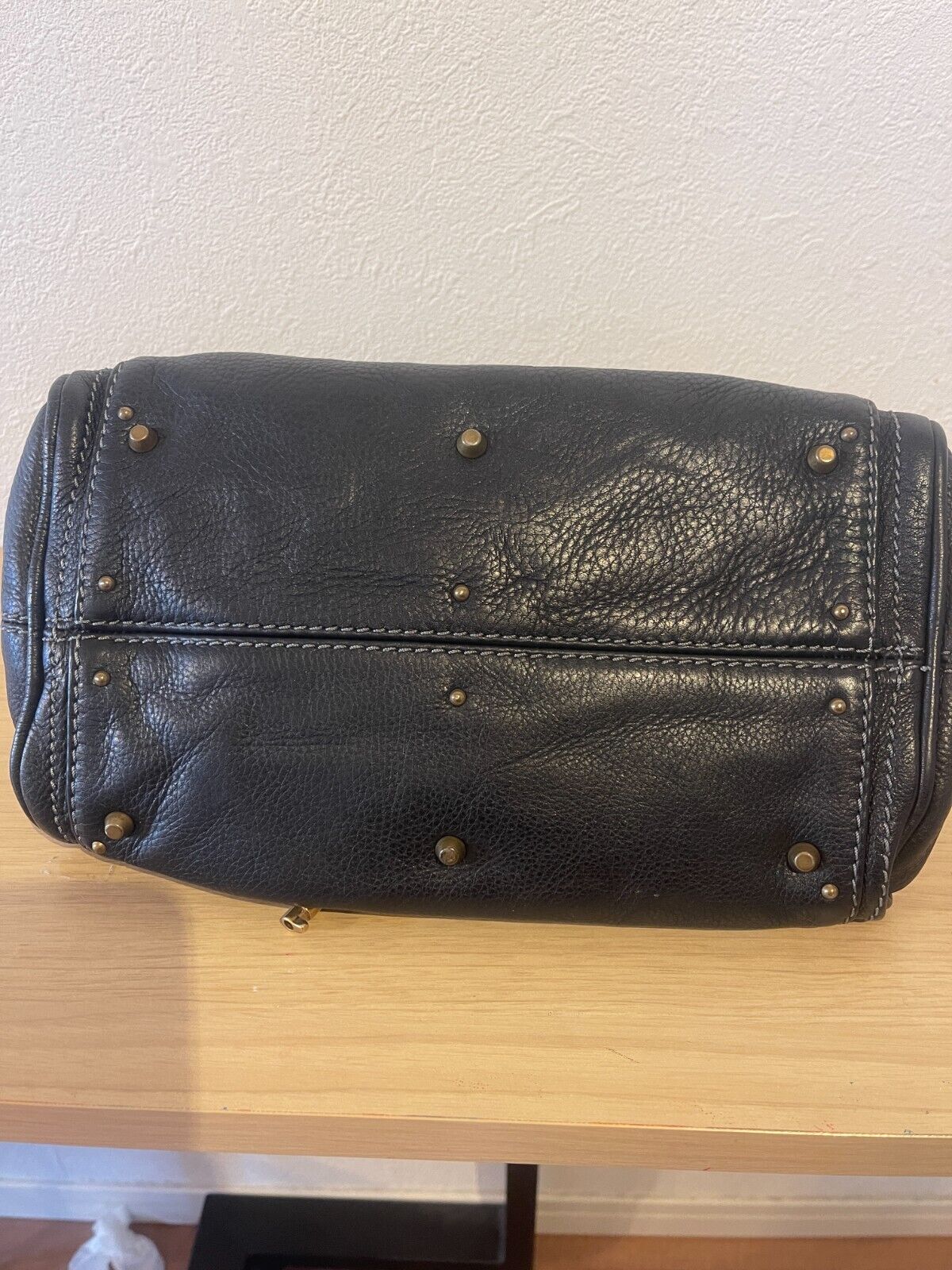 authentic Chloe paddington mini black padlock tote hand bag fast free shipping