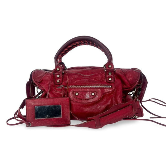 Balenciaga Classic City Bag Small Dark Red 152899392