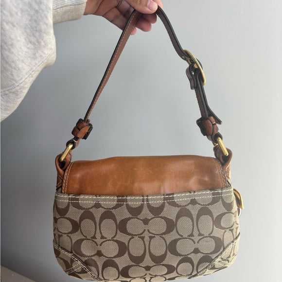 y2k coach bleeker shoulder bag