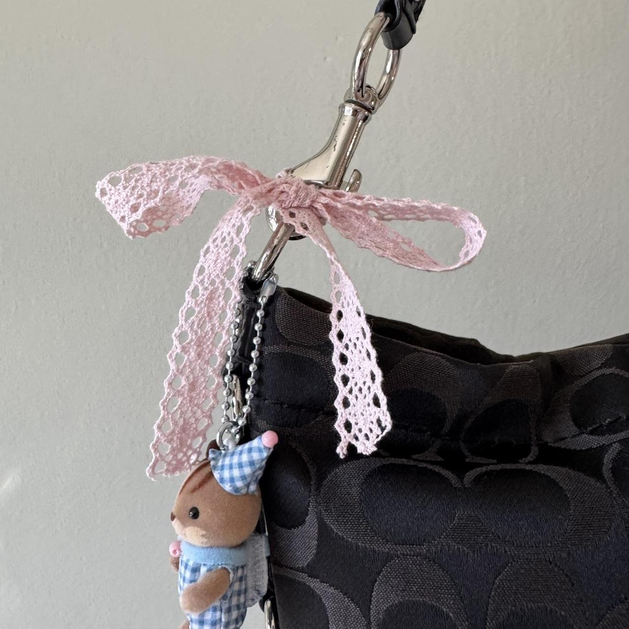 Vintage Y2K Coach Carly Signature black jacquard monogram shoulder bag!