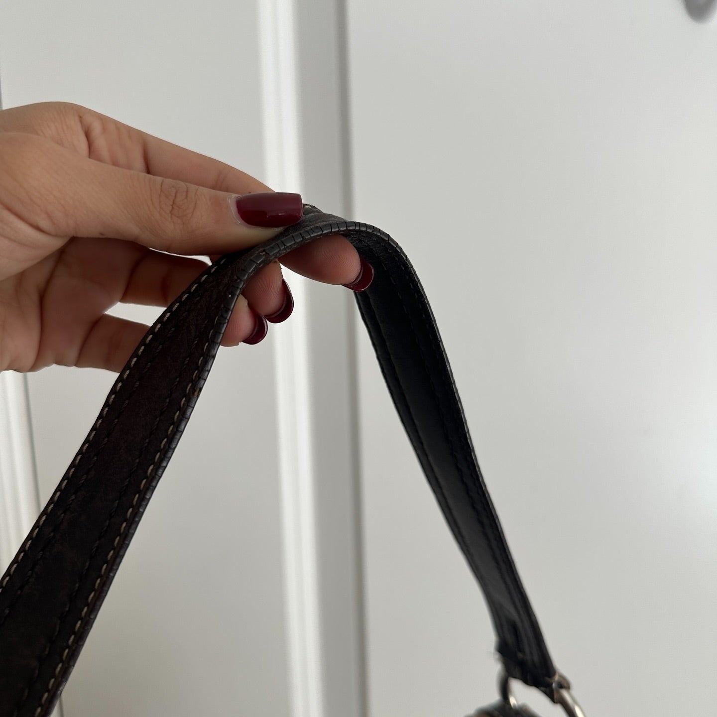 y2k coach brown monogram mini soho bag