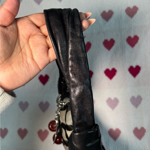 y2k coach optic print shoulder bag 🎀