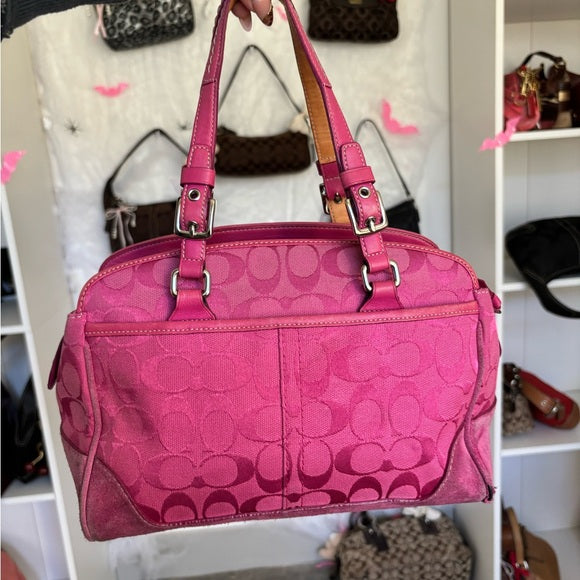 y2k coach hampton satchel pink 💖