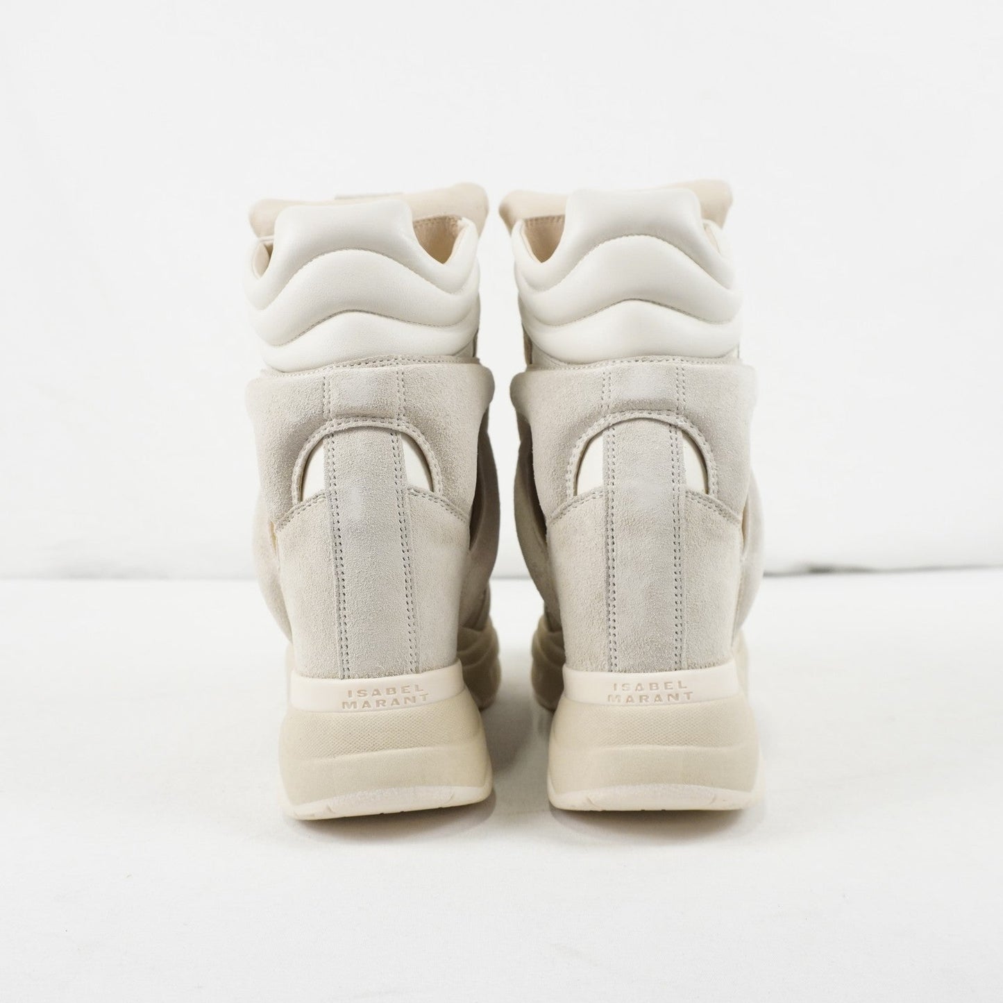 Isabel Marant Balskee High-Top Wedge Sneakers In White - Women's Size US 9/EU 39