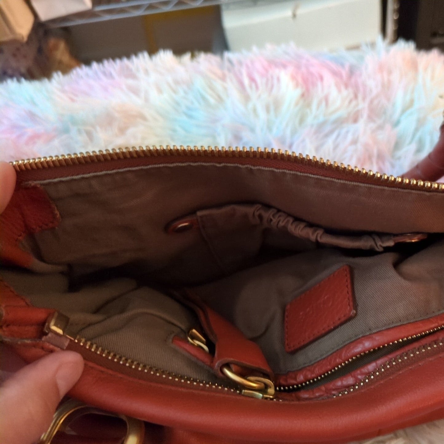 Authentic Chloé Marcie Medium Satchel  Rich Tan Leather; Iconic Designer Bag