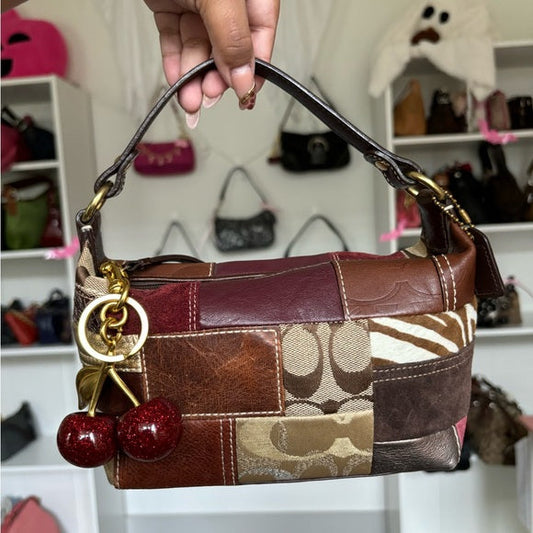 y2k coach mini patchwork bag 🍂
