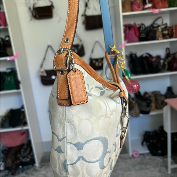 y2k coach hampton hobo clip