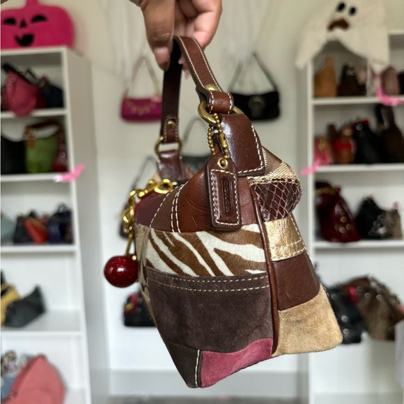 y2k coach mini patchwork bag 🍂