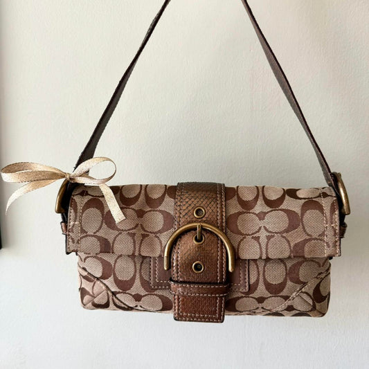 Vintage Y2K Coach Limited Edition Snakeskin soho sufflete baguette!