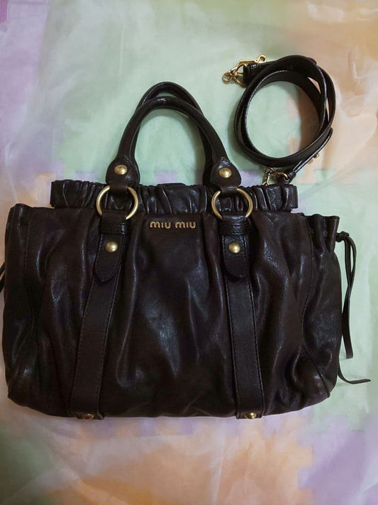 MIU MIU handbag shoulder bag with bag