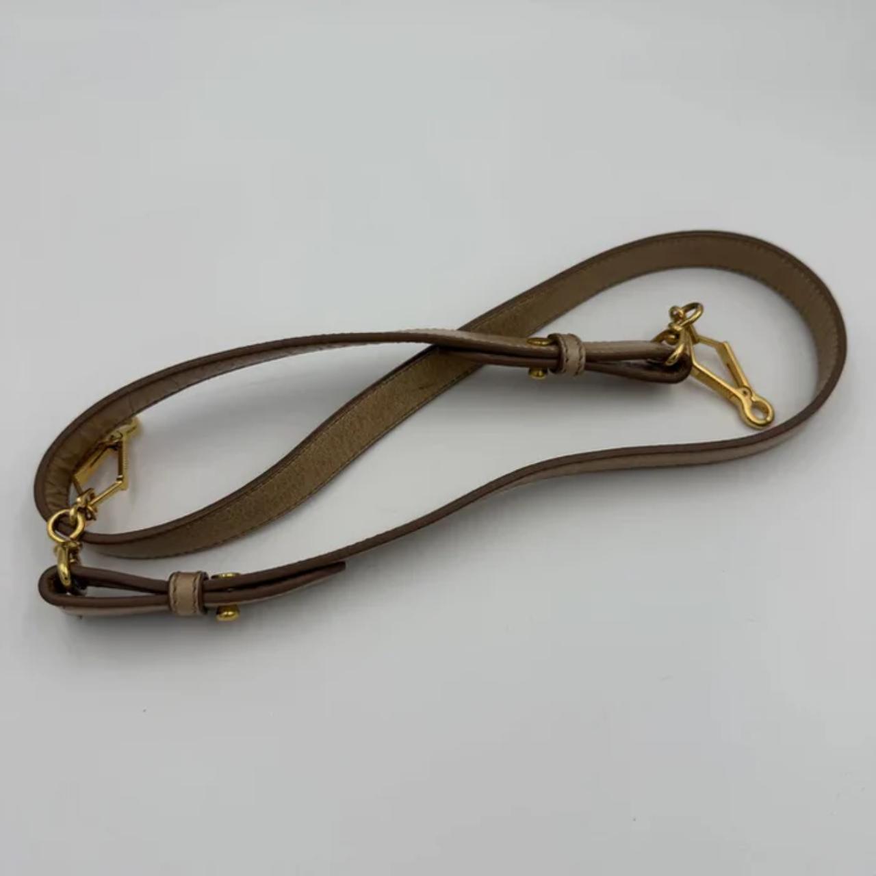 🏵️ Pre-owned Authentic Miu Miu Vitello Beige Leather Handbag 🏵️