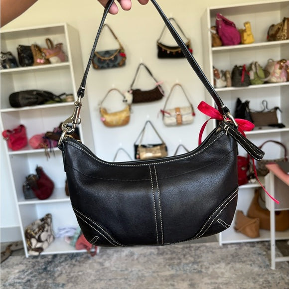 y2k coach soho hobo black shoulder bag 🍒🍒