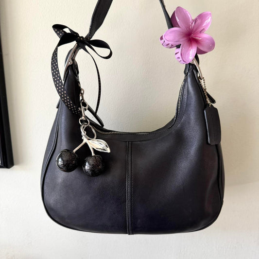 Vintage Y2K Coach Legacy west hobo black leather shoulder bag!