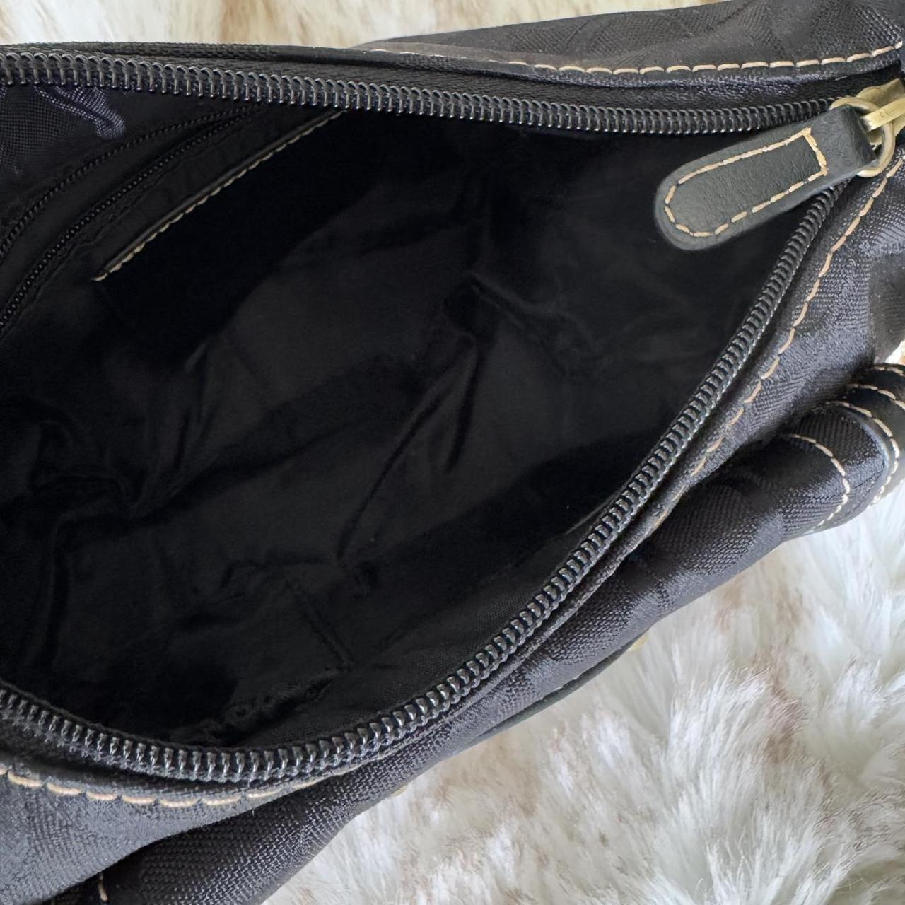 Vintage Y2K Coach black jacquard legacy bag!