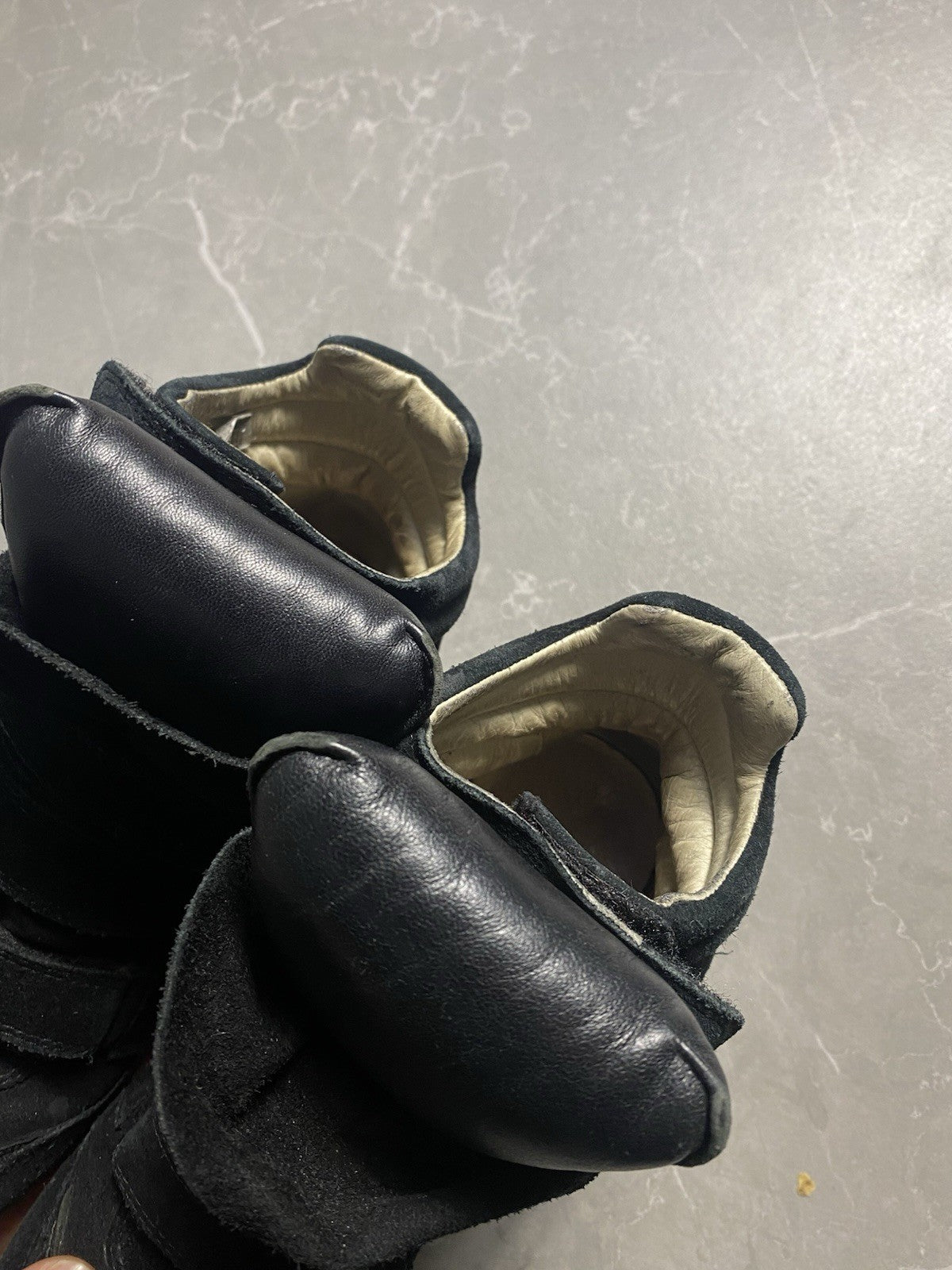 ISABEL MARANT LADIES BECKETT LEATHER SUEDE WEDGE SNEAKERS TRAINERS HIDDEN Sz 39